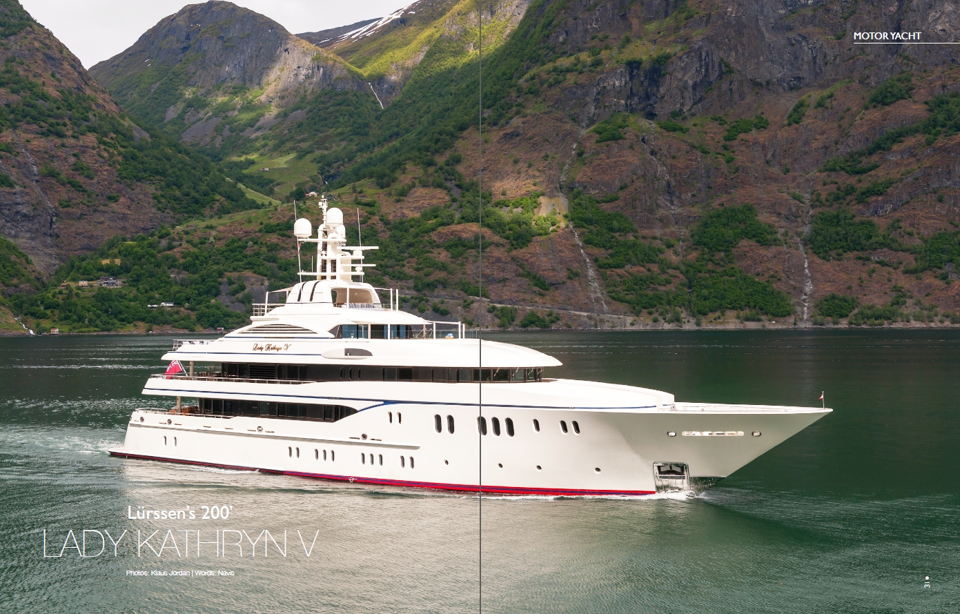 Lürssen’s Lady Kathryn V, the mansion-style superyacht
