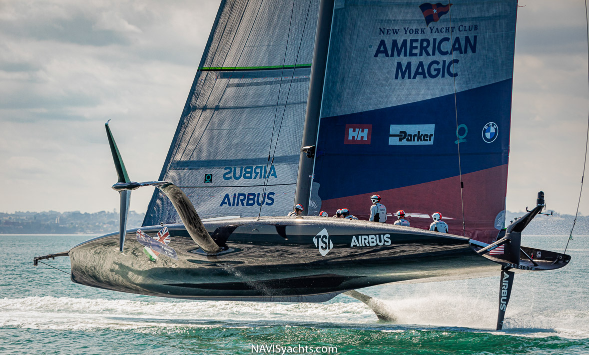 Americas Cup, New York Yacht Club American Magic team, Patriot boat