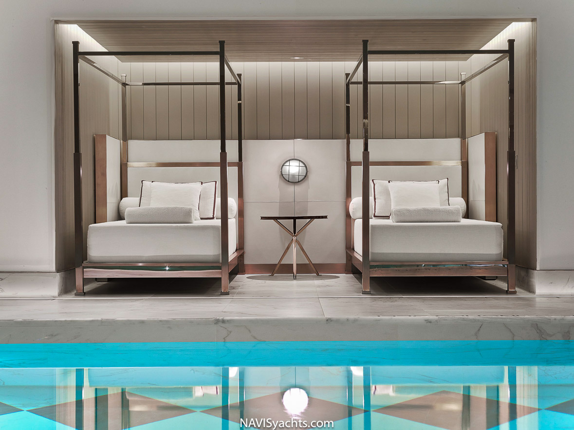Luxurious spa facilities at the Baccarat Hotel New York