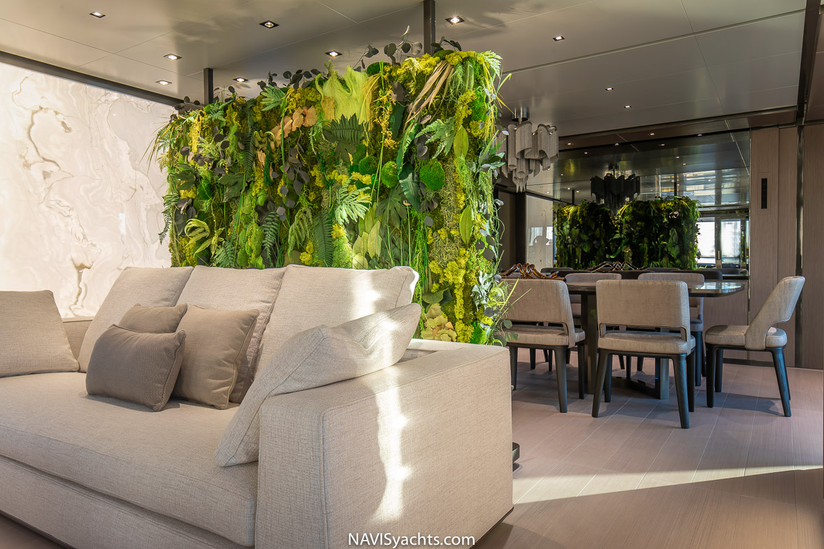 Baglietto superyacht Panam interiors