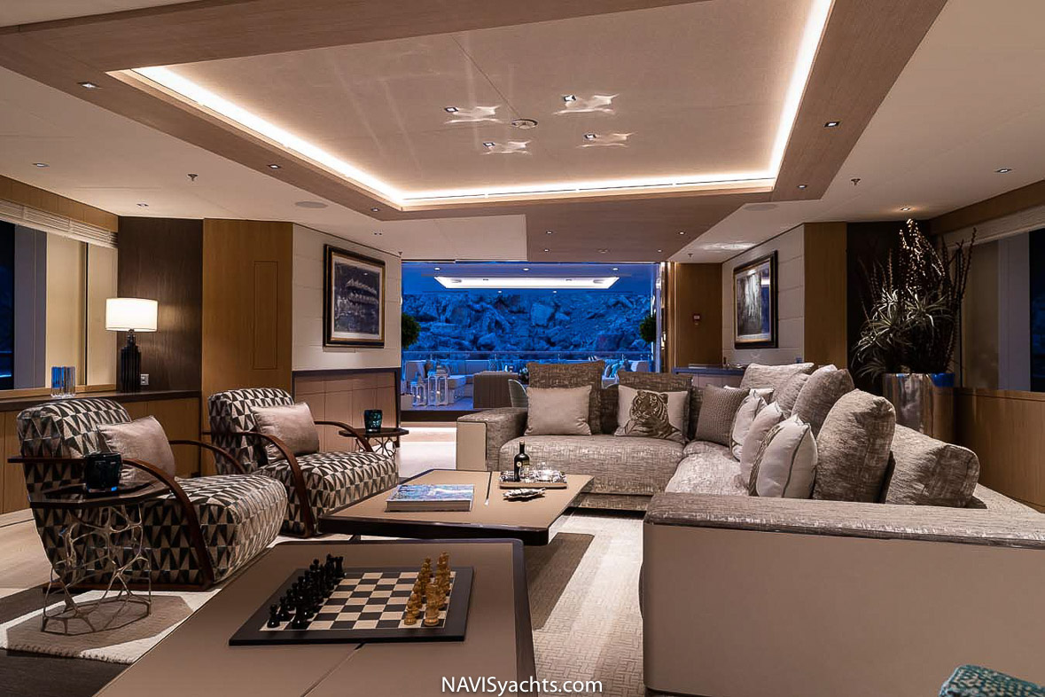 Benetti Superyacht Metis Interior design