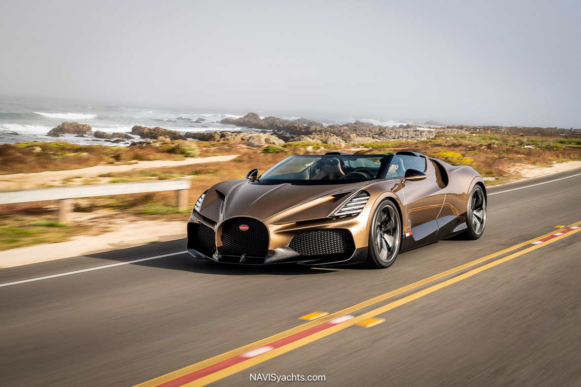 Bugatti W16 Mistral open-top luxury roadster