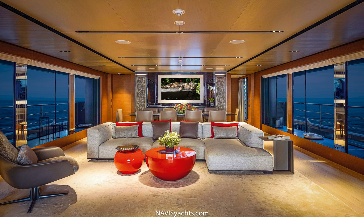 Calm minimalism aboard Private GG by CRN