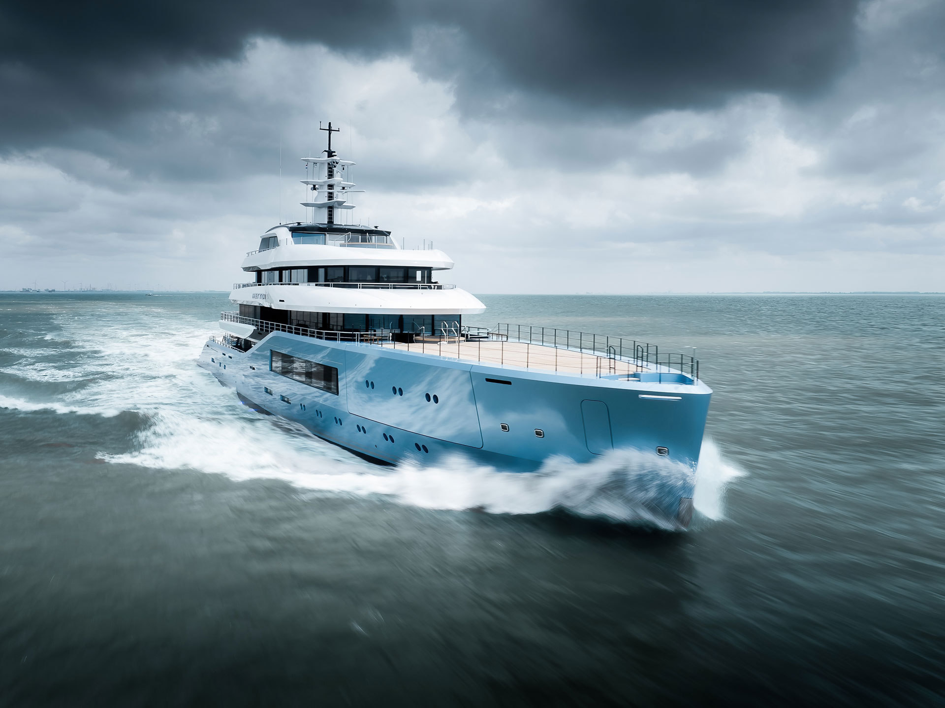 Amels 80 NETTO II Departs Vlissingen: A 2,197 GT Superyacht Engineered for Active Ocean Exploration