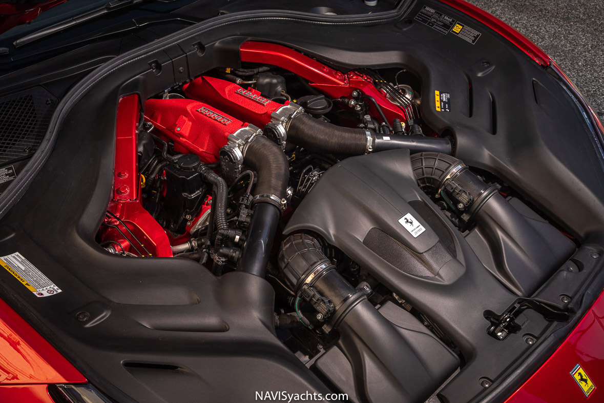 Ferrari Portofino M Engine View