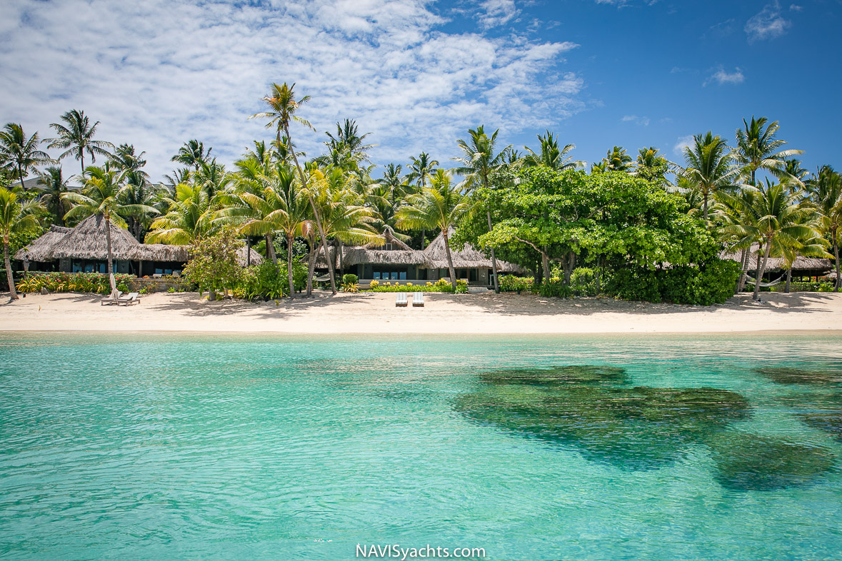 Private beat at Kokomo Island in Fiji