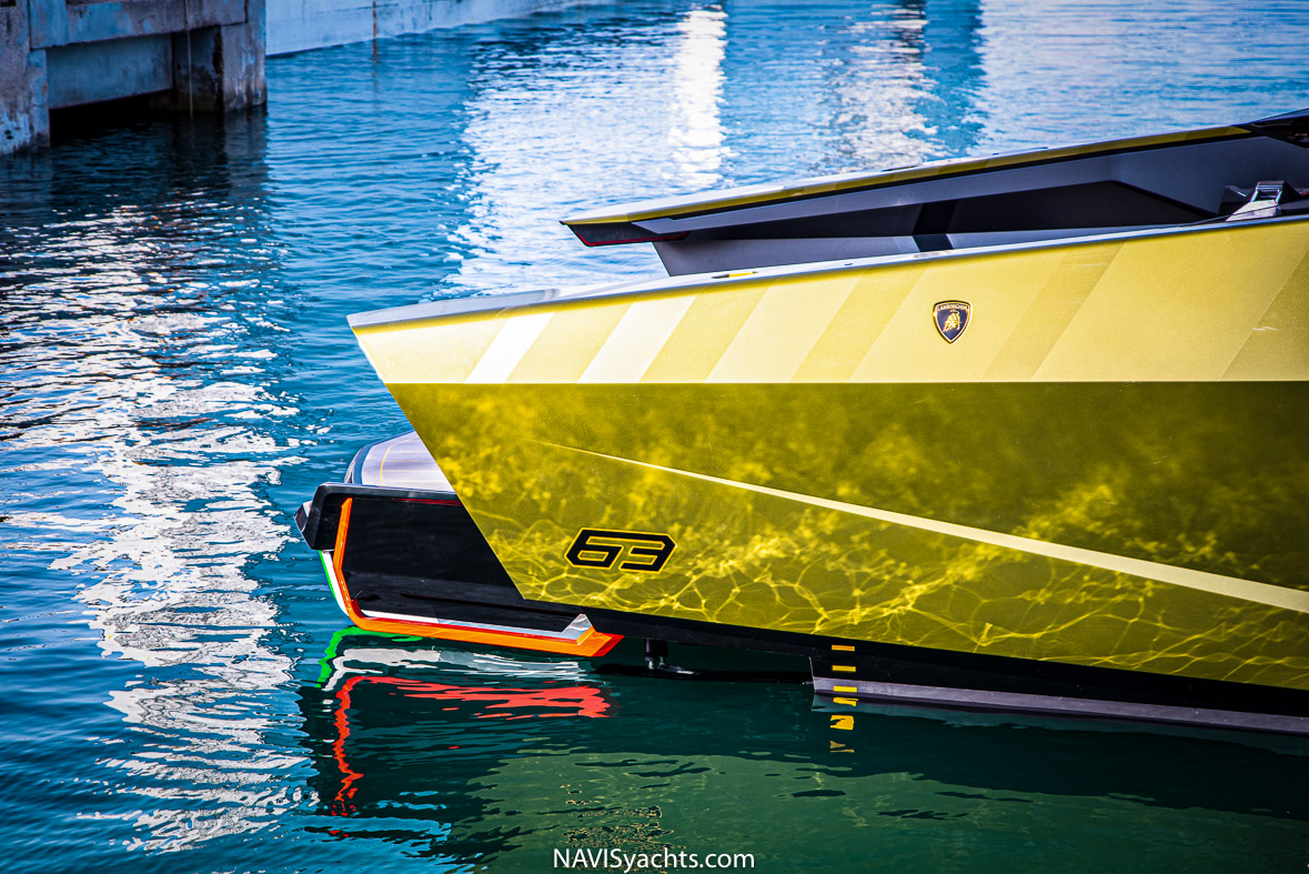 Lamborghini 63 superyacht photos