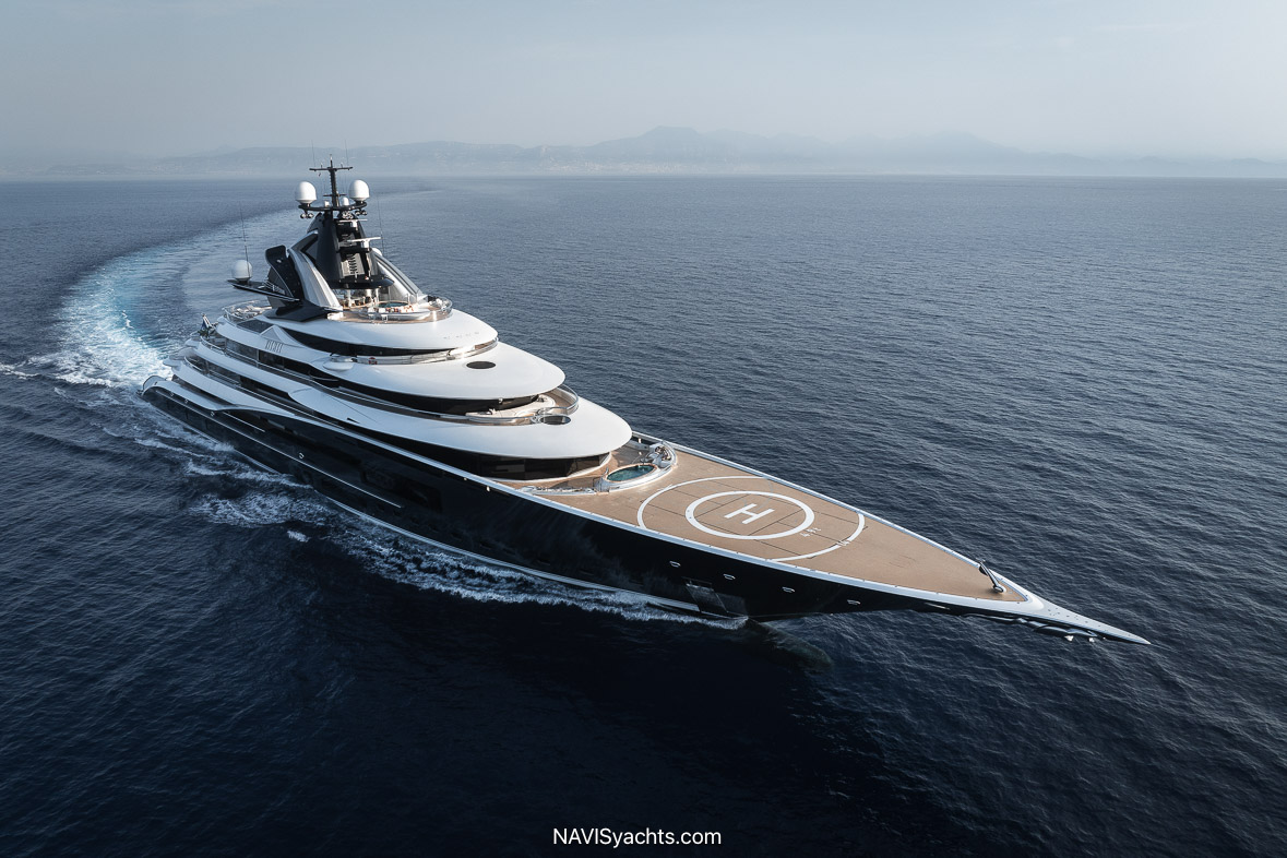 Discover Lürssen’s 122m Kismet Superyacht – A Masterpiece of Luxury