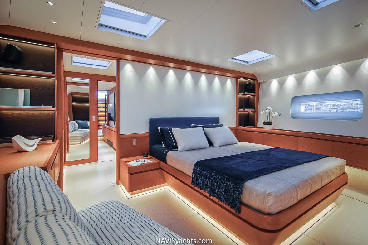 Interior design of Southern Wind 30m Superyacht Morgana