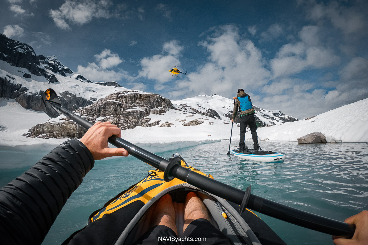 Sonora Resort Helicopter Adventure – A scenic helicopter tour over glacier-capped mountains and remote landscapes.