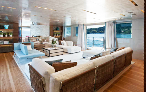 The Sanlorenzo 4h interior