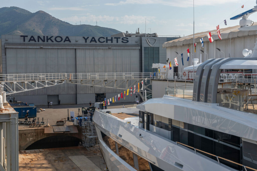 MY_Spirit_the-launch-(3) Lürssen Launches 122m Superyacht Project Jaguar: A New Apex in Northern European Shipyards
