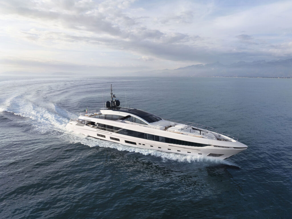 Mangusta_GranSport_54 Overmarine Group Launches Fifth Mangusta GranSport 54 at Pisa Shipyard: A Masterclass in Fast Displacement Design