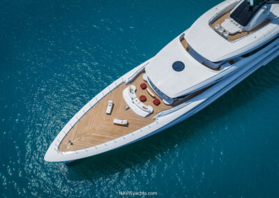 CRN Amor à Vida 67-meter superyacht underway at sea