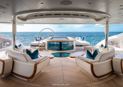 Amor à Vida luxury superyacht interior by Nuvolari Lenard and Valentina Zannier