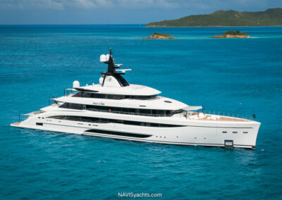 CRN Amor à Vida superyacht exterior designed by Nuvolari Lenard