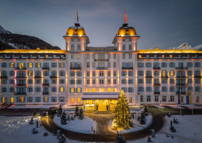 Grand Hotel des Bains Kempinski St. Moritz luxury hotel in the Swiss Alps