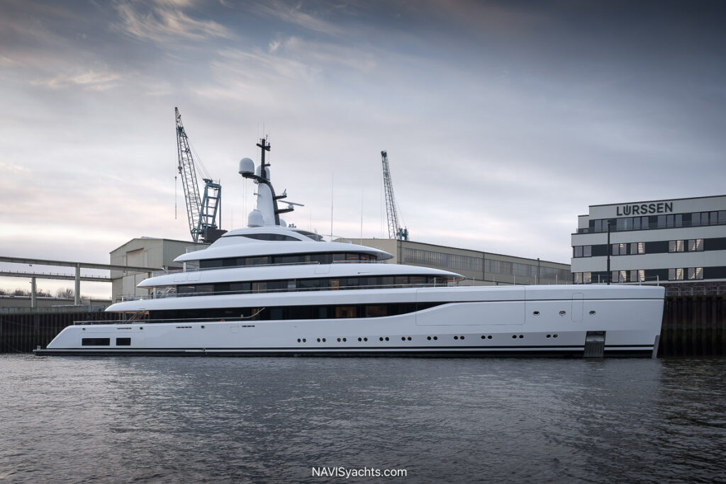 Superyachts on display at Port Hercule during the Monaco Yacht Show