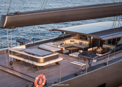 Vitters Magic main cockpit with panoramic glazing and al fresco dining