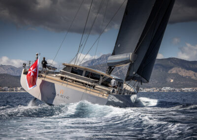 Vitters Magic 44m fast-cruising sailing yacht underway