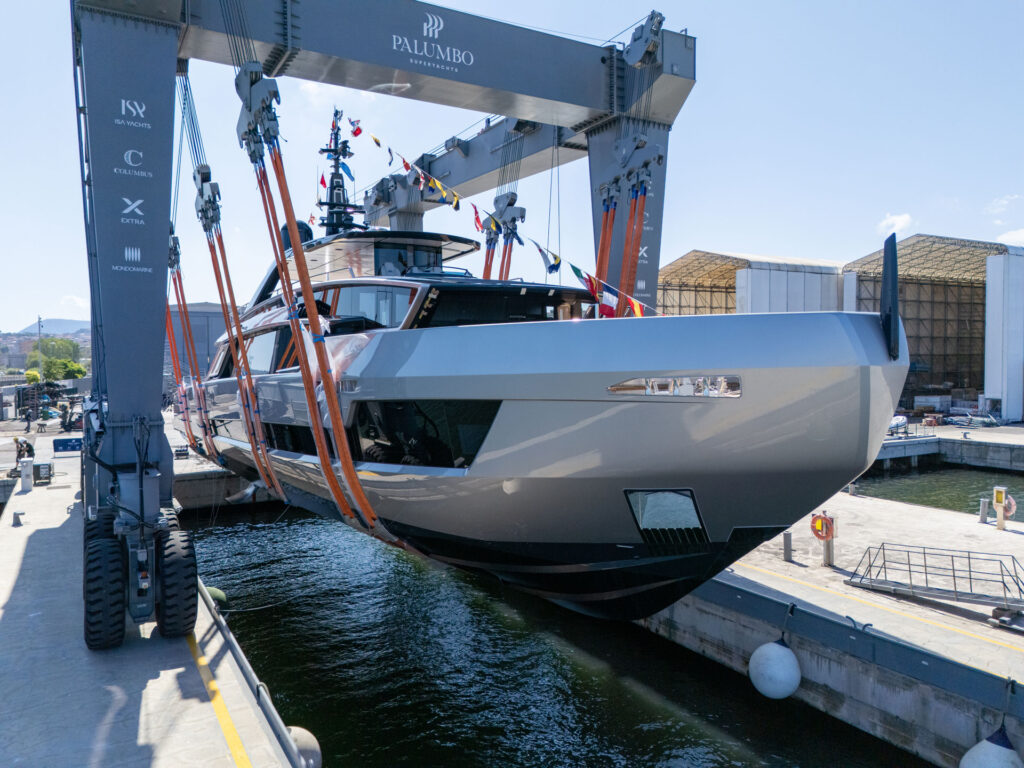 ISA Yachts Launches 38.8M Planing Superyacht ISA Viper 130 M/Y Fast Naan in Ancona